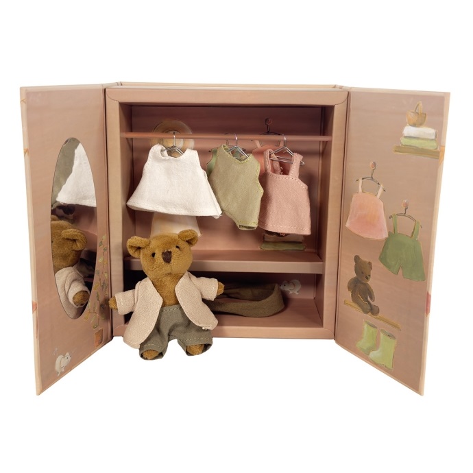 Egmont Toys Картонный шкаф с одеждой и мишкой